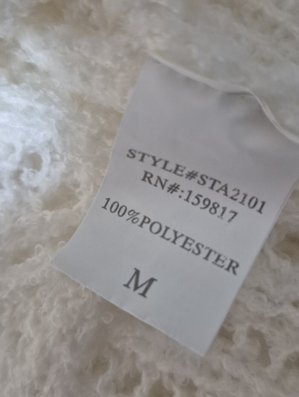 Altar'd State Ivory Tie Front Pointelle Cropped Cardigan Sweater M - Picture 8 of 8